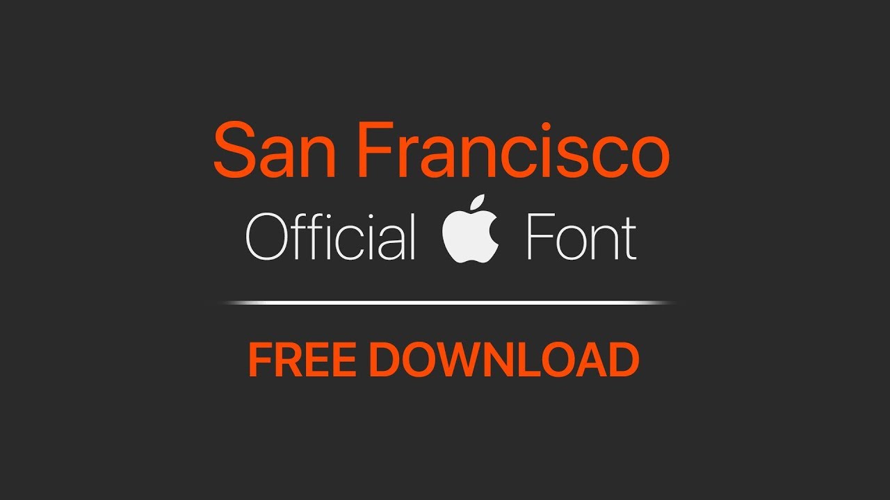 font for mac free download